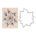 Hero Arts - Die and Wood Mounted Stamp Set - Poinsettia