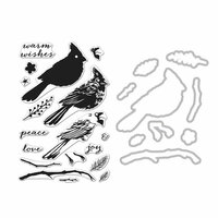 Hero Arts - Die and Clear Photopolymer Stamp Set - Cardinal