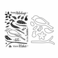 Hero Arts - Die and Clear Photopolymer Stamp Set - Dimensional Bird