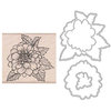 Hero Arts - Garden Collection - Die and Wood Mount Stamp Set - Artistic Dahlia