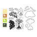 Hero Arts - Die and Clear Photopolymer Stamp Set - Color Layering Mangrove