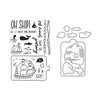 Hero Arts - Die and Clear Photopolymer Stamp Set - Enjoy The Journey
