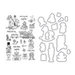 Hero Arts - Die and Clear Photopolymer Stamp Set - Christmas Toys