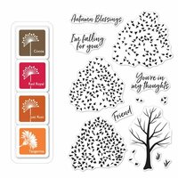Hero Arts - Coloring Layering Bundle - Autumn Trees