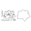 Hero Arts - Die and Clear Photopolymer Stamp Set - Hero Florals - Magnolia