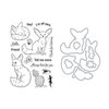 Hero Arts - Die and Clear Photopolymer Stamp Set - Fennec The Fox