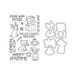 Hero Arts- Season of Wonder Collection - Christmas - Die and Clear Photopolymer Stamp Set - Sending Warm Hogs