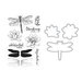 Hero Arts - Die and Clear Photopolymer Stamp Set - Color Layering Dragonfly