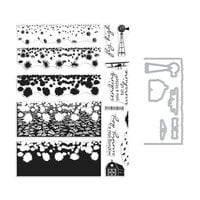 Hero Arts - Die and Clear Photopolymer Stamp Set - Color Layering Sunflower Field