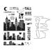 Hero Arts - Die and Clear Photopolymer Stamp Set - City HeroScape
