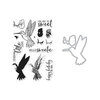 Hero Arts - Die and Clear Photopolymer Stamp Set - Color Layering Hummingbird