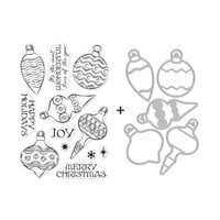 Hero Arts - Christmas - Die and Clear Photopolymer Stamp Set - Holiday Ornaments