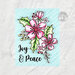 Hero Arts - Die and Clear Photopolymer Stamp Set - Christmas Rose