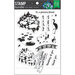Hero Arts - Die and Clear Photopolymer Stamp Set - Impressionist Water Lilies HeroScape Combo