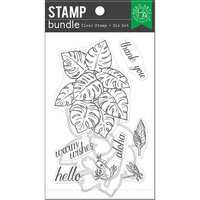 Hero Arts - Die and Clear Photopolymer Stamp Set - Monstera