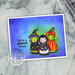 Hero Arts - Die and Clear Photopolymer Stamp Set - Halloween Peg Dolls