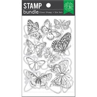 Hero Arts - Die and Clear Photopolymer Stamps - Beautiful Butterflies