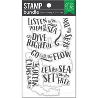 Hero Arts - Die and Clear Photopolymer Stamp Set - Sea Quotes