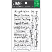 Hero Arts - Shop Box Collection - Die and Clear Photopolymer Stamp Set - Holiday Season Messages