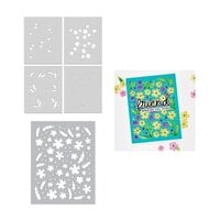 Hero Arts - You've Got A Friend Collection - Die And Stencil Bundle - Bitty Floral