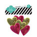 Heidi Swapp - Sugar Chic Collection - Sequins Shapes - Disco Hearts