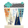 Heidi Swapp - No Limits Collection - Wood Sticks - Pennants