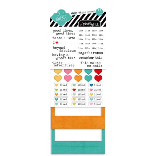 Heidi Swapp - Memory File Collection - Instaframes - Polaroid Style Frames and Stickers - Colorful