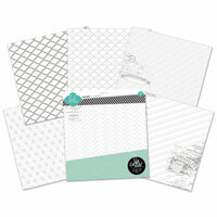 Heidi Swapp - Color Magic Collection - 12 x 12 Resist Paper Pack