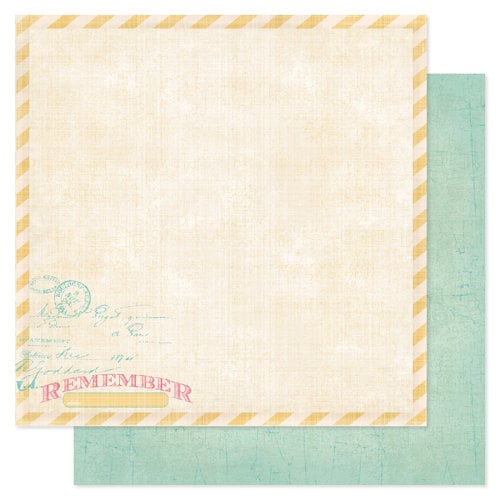 Heidi Swapp - Sugar Chic Collection - 12 x 12 Double Sided Paper - Remember