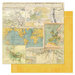 Heidi Swapp - Vintage Chic Collection - 12 x 12 Double Sided Paper - Worldwide