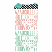 Heidi Swapp - Vintage Chic Collection - Epoxy Stickers - Letter