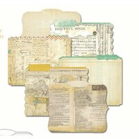 Heidi Swapp - Vintage Chic Collection - Die Cut File Folders -  Memory Files