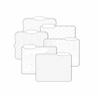 Heidi Swapp - Color Magic Collection - Resist Die Cut File Folders - Memory Files - Version 2, COMING SOON