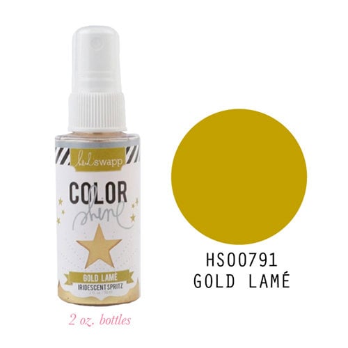 Heidi Swapp - Color Shine Iridescent Spritz - 2 Ounce Bottle - Gold Lame