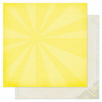 Heidi Swapp - Serendipity Collection - 12 x 12 Double Sided Patterned Paper - New Day