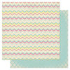 Heidi Swapp - Serendipity Collection - 12 x 12 Double Sided Patterned Paper - Happiness