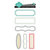 Heidi Swapp - Serendipity Collection - Memory File - Tab Stickers