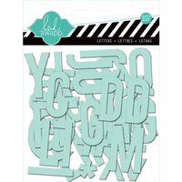 Heidi Swapp - Clear Pop Collection - Clear Alphabet Mint