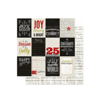 Heidi Swapp - Believe Collection - Christmas - 12 x 12 Double Sided Paper - Jingle All The Way