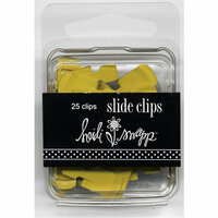 Heidi Swapp Attachments - Slide Clips - Daffodil, CLEARANCE