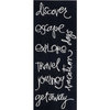 Heidi Swapp - Silhouette Words - Travel, CLEARANCE