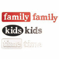 Heidi Swapp - Chipboard Words - Family, CLEARANCE