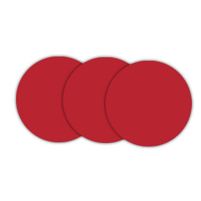 Heidi Swapp - Chipboard Circles - Crimson, CLEARANCE