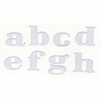Heidi Swapp Ghost Alphabets - Rhyme Lower Case - Clear, CLEARANCE