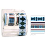 Heidi Swapp Decorative Tape - Patterns - Preppy Blue, CLEARANCE