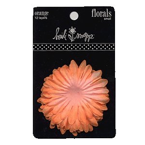 Heidi Swapp - Florals - Small - Orange, CLEARANCE