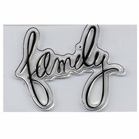 Heidi Swapp - Clear Stamps - Family, CLEARANCE