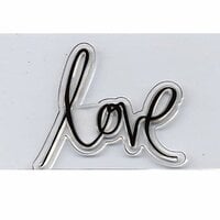 Heidi Swapp - Clear Stamps - Love, CLEARANCE