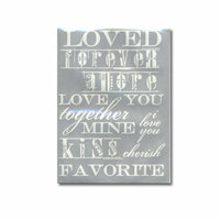 Heidi Swapp - Iron-On Themes - Loved, CLEARANCE