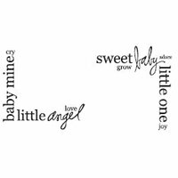 Heidi Swapp - Clear Stamps - Baby Corners, CLEARANCE